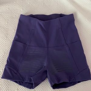 Purple Lululemon biker shorts!